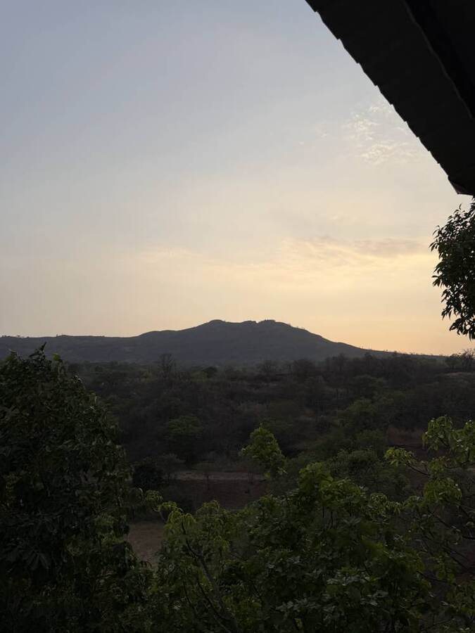 Sunset over the hills